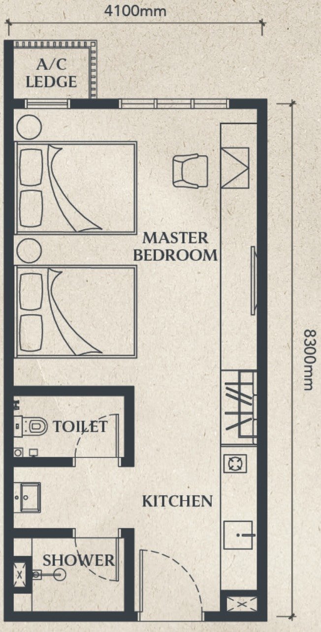 Axis Type A floor plan