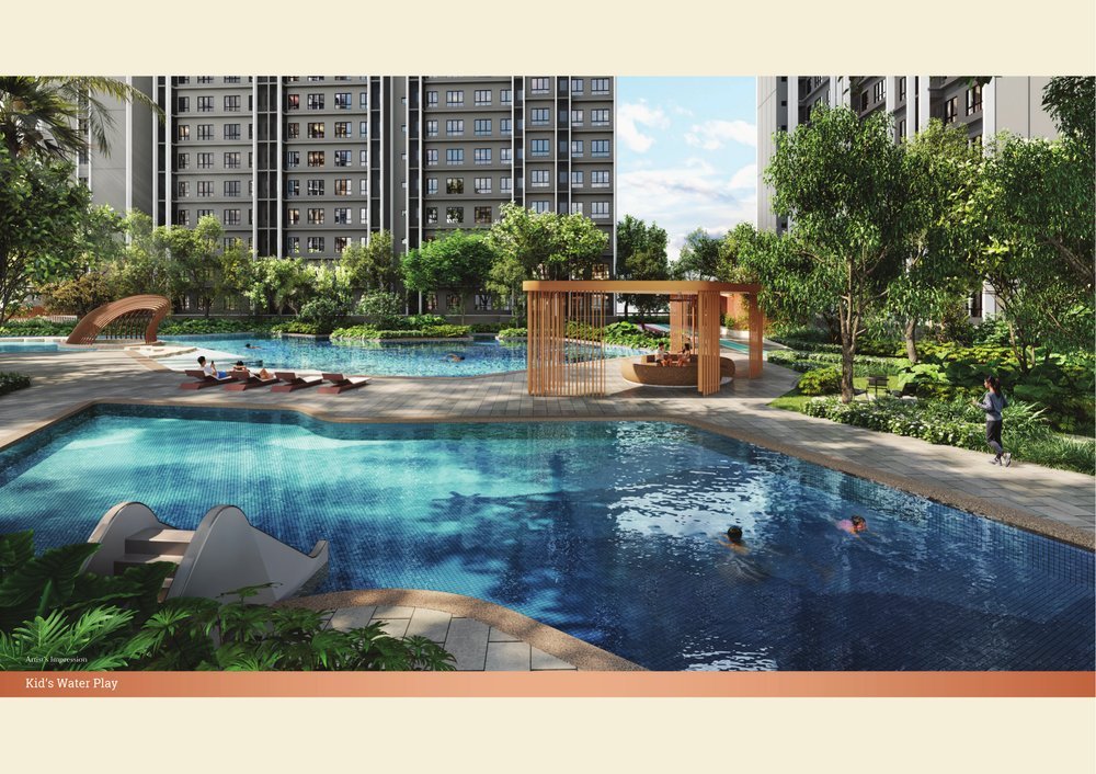 Kids water play pool